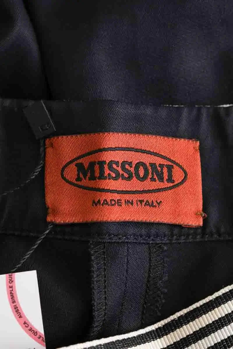 Pantalon Missoni Marine en Synthétique