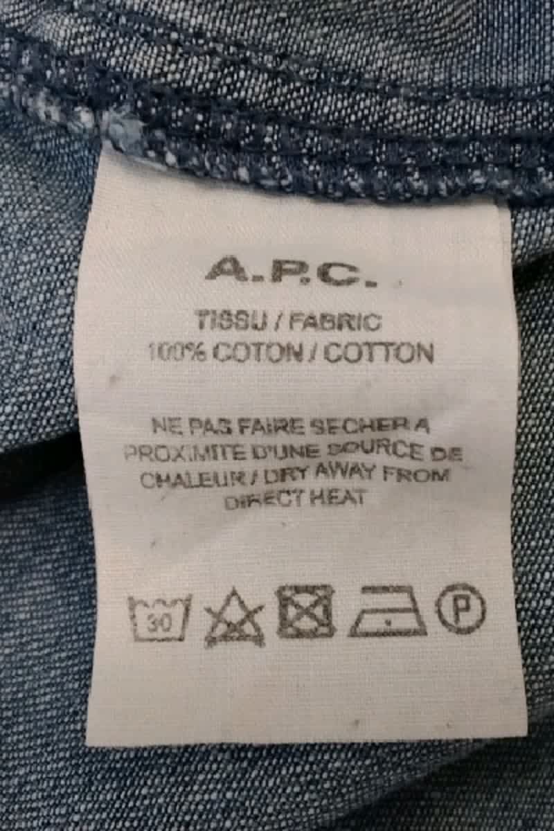 Chemise APC  Bleu