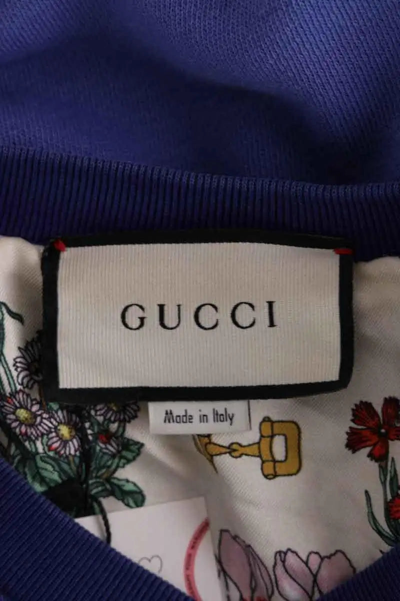 Cardigan Gucci Bleu en Coton