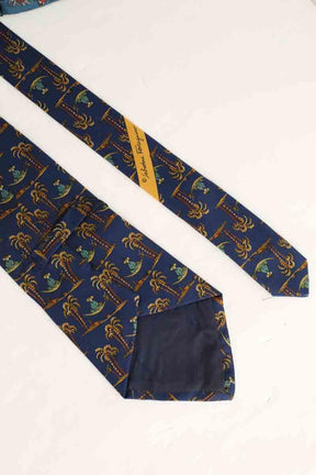 Cravate Salvatore Ferragamo  Bleu