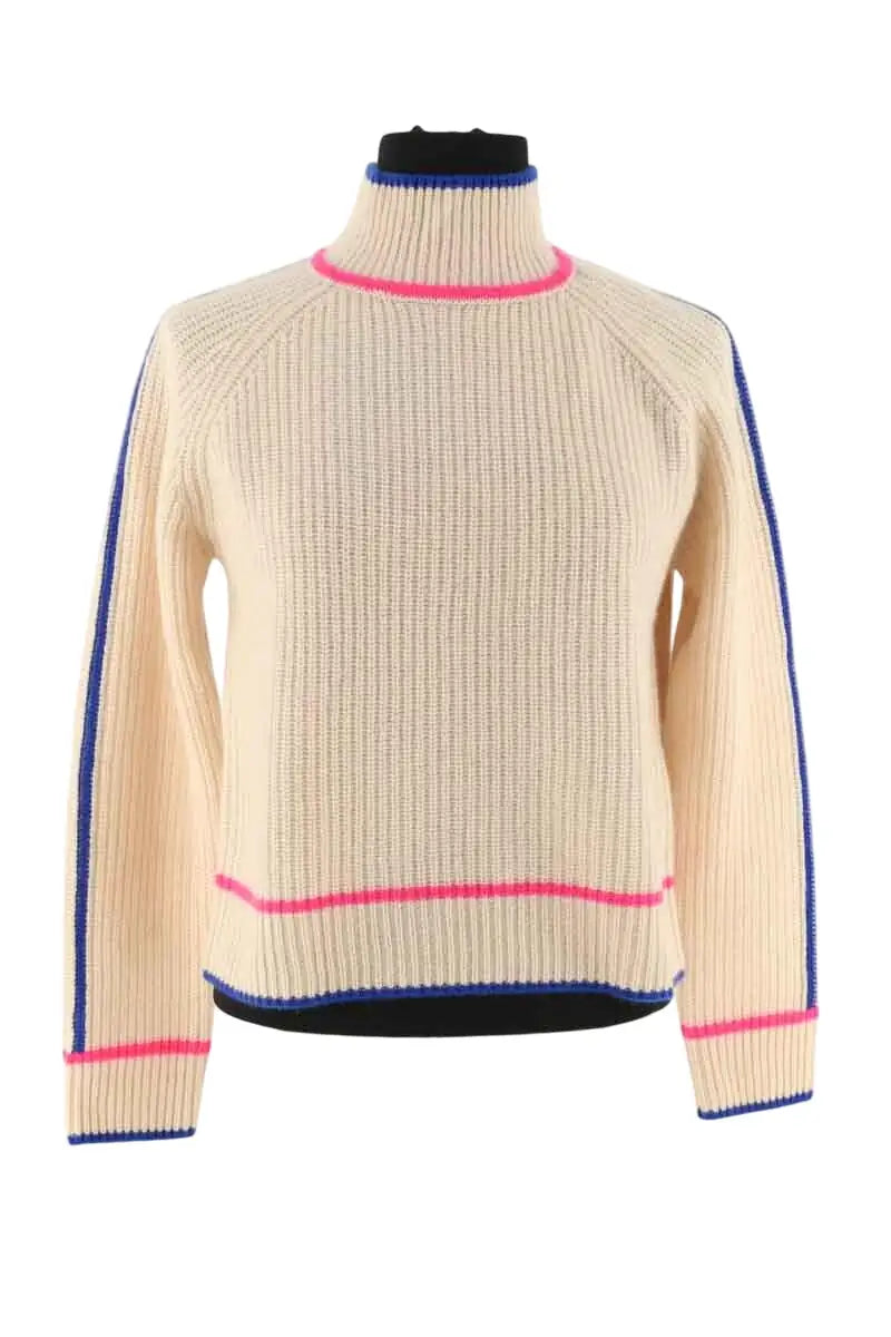 Pull From Future Blanc en Cachemire, taille XS - Seconde Main