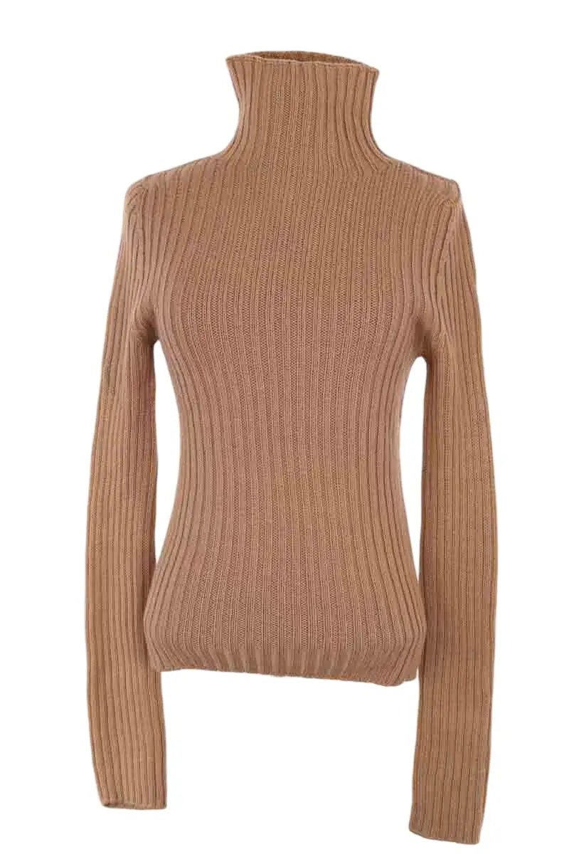 Pull Sportmax Camel en Laine, taille S - Seconde Main