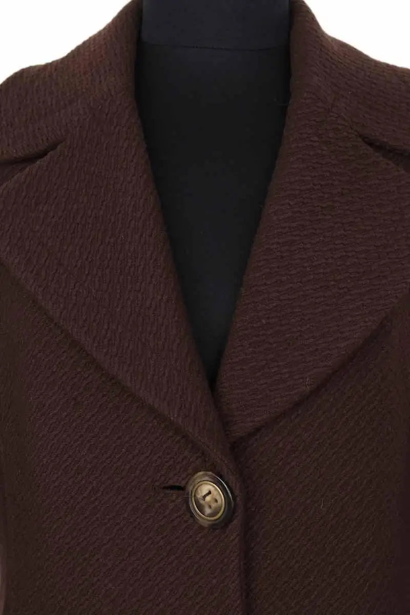Manteau Dolce & Gabbana Marron en Laine