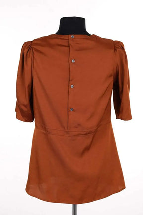 Blouse Soeur Fille Marron en Synthétique