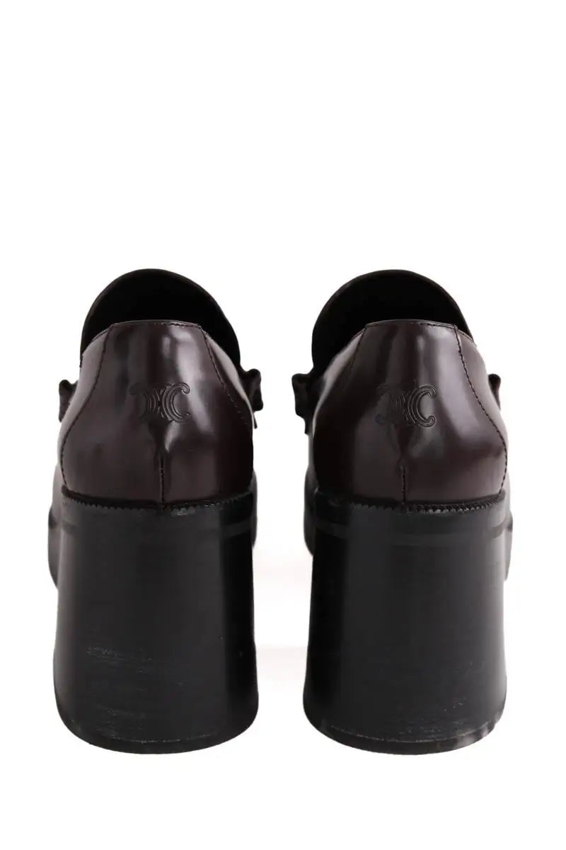 Mocassins Celine Marron en Cuir