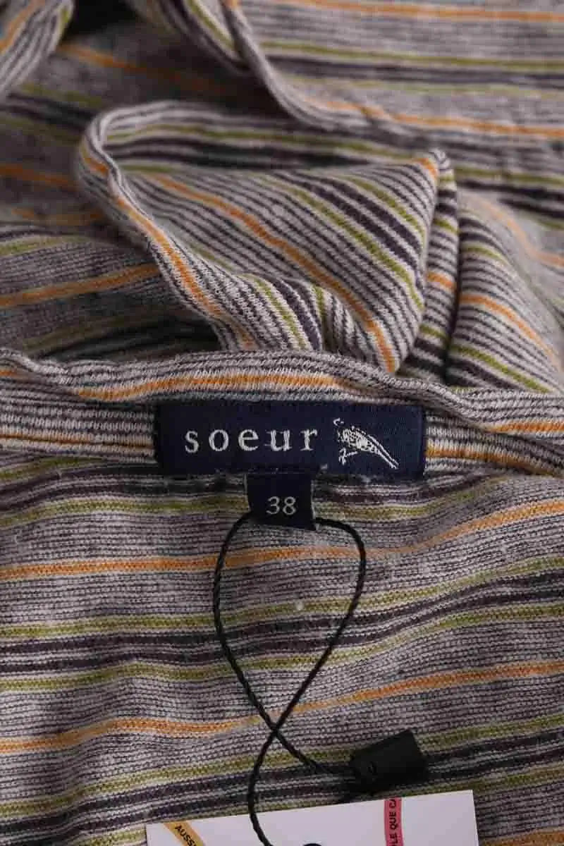 T-shirt Soeur Gris en Coton