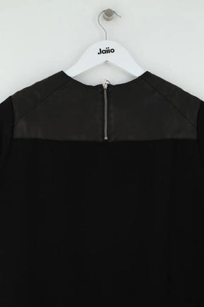 Top Sandro Noir en Cuir