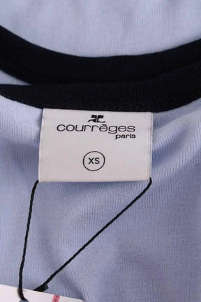 T-shirt Courrèges Bleu en Coton