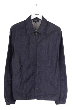 Veste APC Bleu en Coton, taille S - Seconde Main