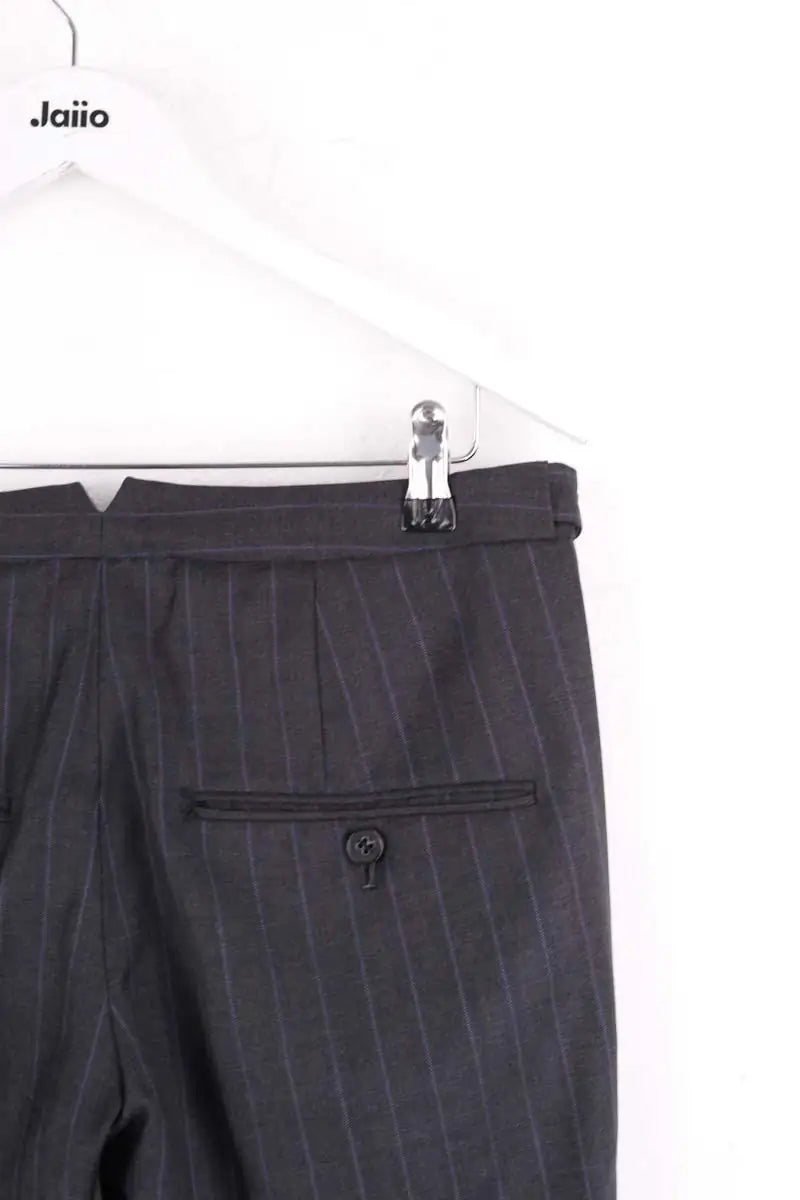 Pantalon droit Theory Anthracite en Laine
