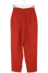 Pantalon Sandro Rouge en Coton, taille S - Seconde Main