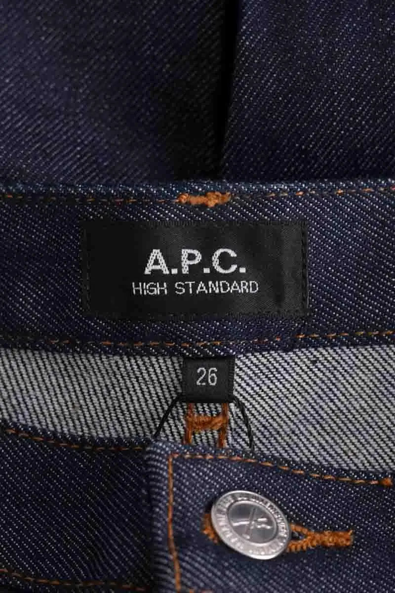 Jean slim APC Bleu en Coton