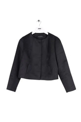 Blazer Tara Jarmon Noir en Coton, taille XL - Seconde Main