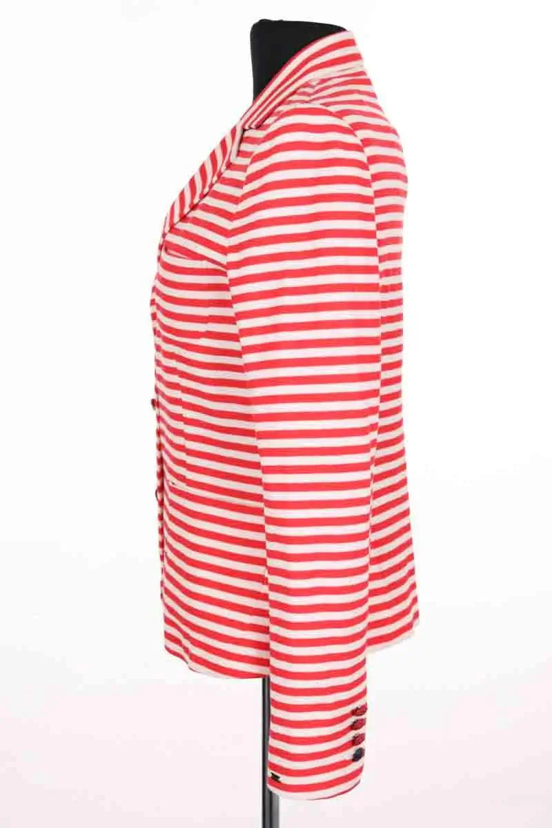 Blazer Tommy Hilfiger Rouge en Coton