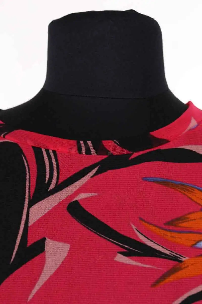 Blouse Diane Fries Rose en Synthétique