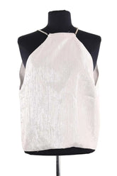 Top sans manche Maje Doré en Viscose, taille L - Seconde Main