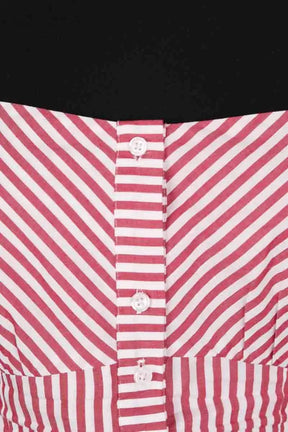 Top sans manche Maje Rouge en Coton