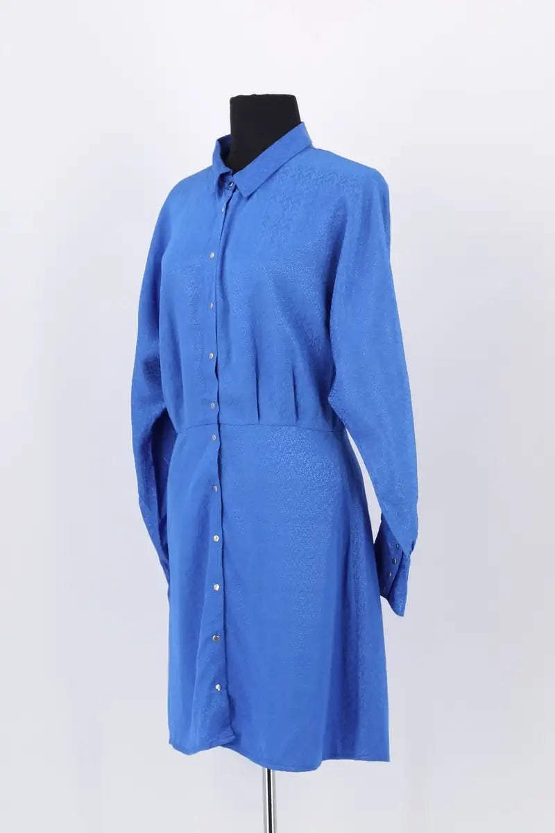 Robe Balzac Bleu en Viscose