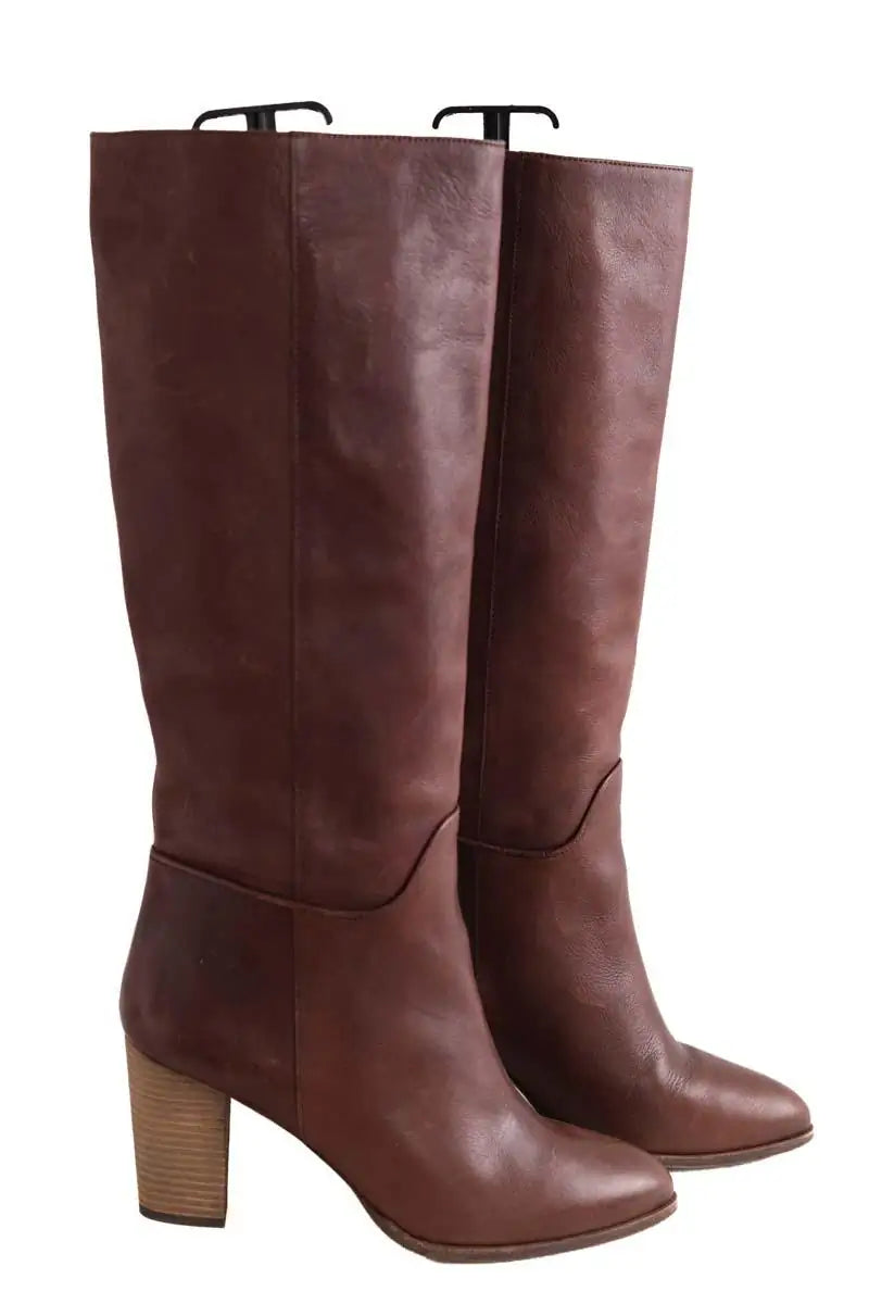 Bottes Sessun Marron en Cuir