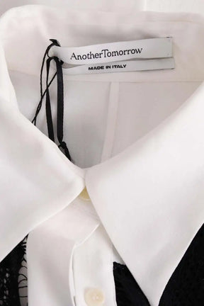 Chemise ANOTHER TOMORROW Blanc en Viscose