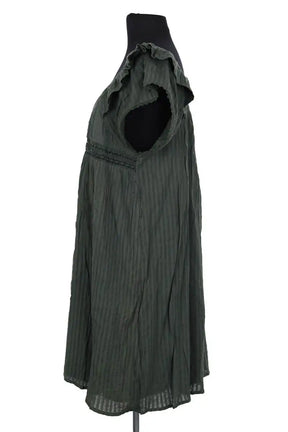 Robe Ba&Sh Kaki en Coton