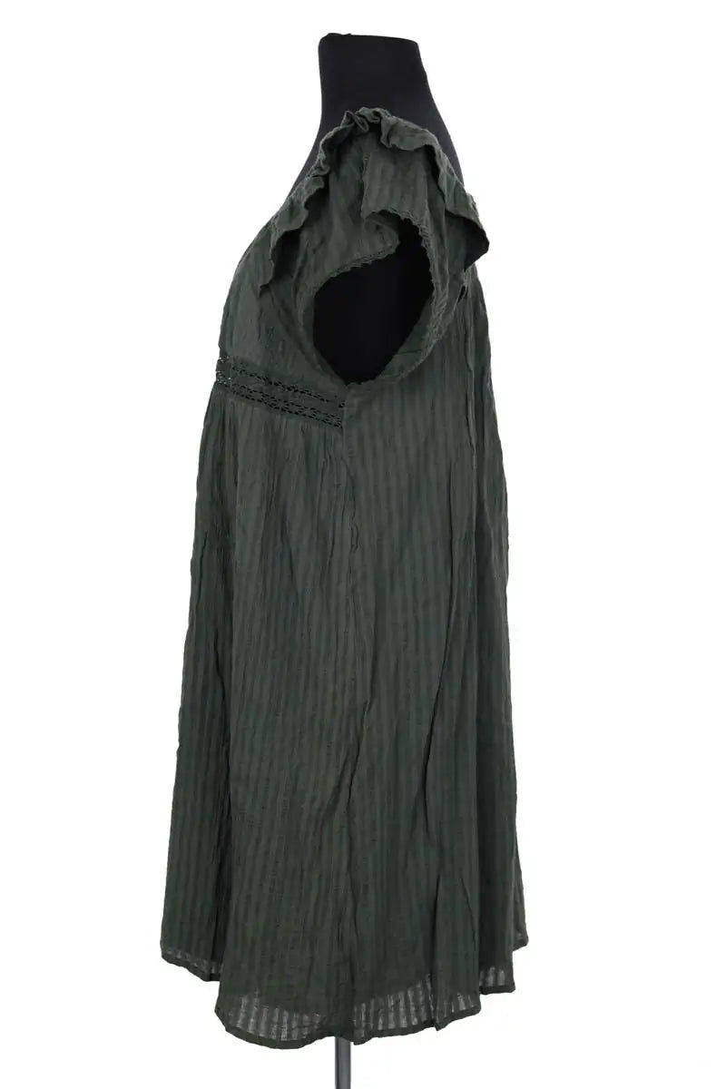 Robe Ba&Sh Kaki en Coton