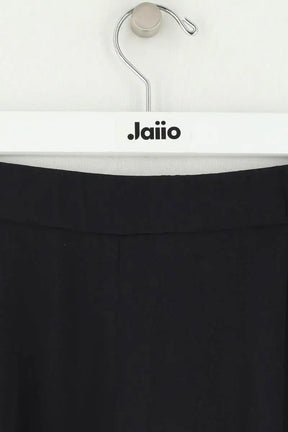 Pantalon droit Max Mara Noir en Synthétique