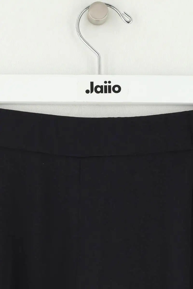 Pantalon droit Max Mara Noir en Synthétique