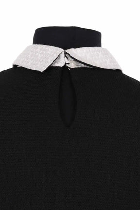 Robe Maje Noir en Synthétique