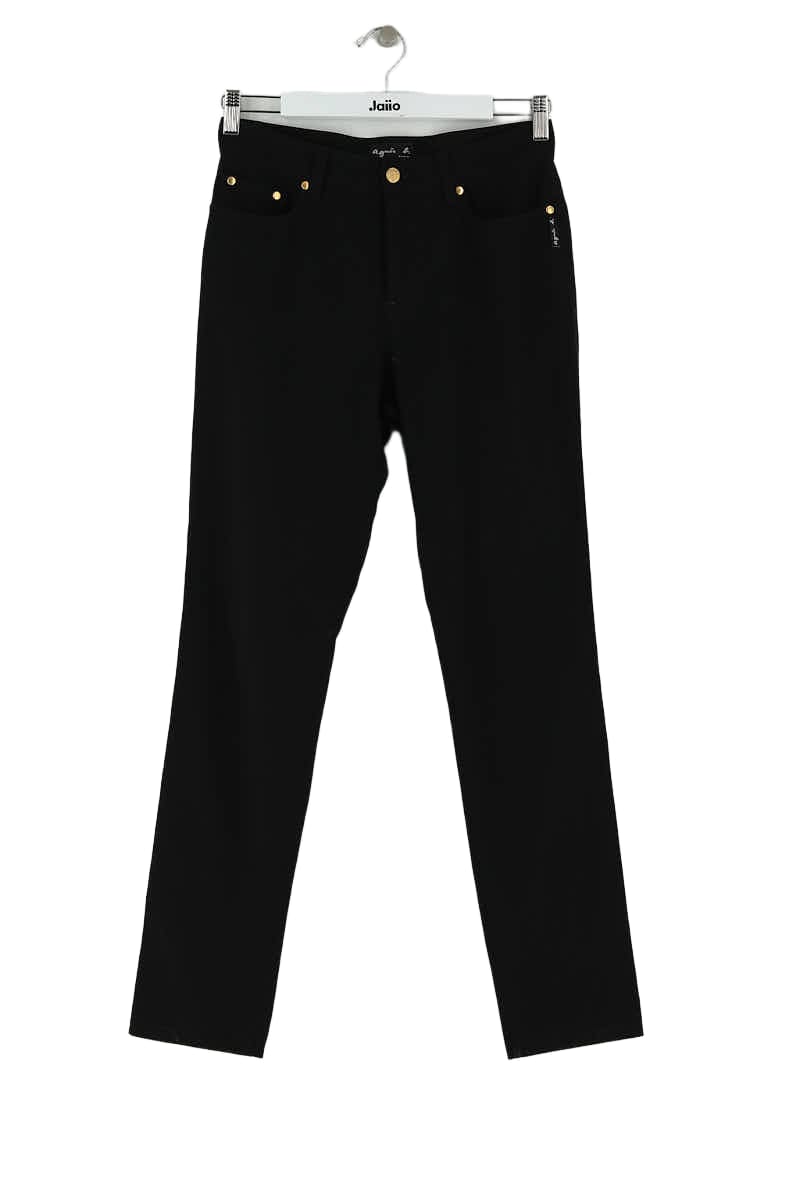 Pantalon droit Agnès B.  Noir