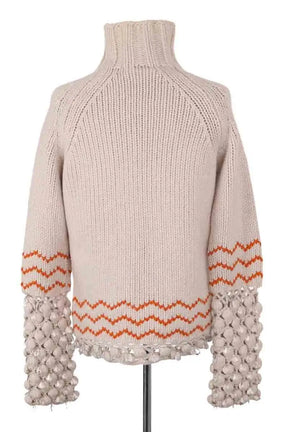 Pull Paco Rabanne Ecru en Laine
