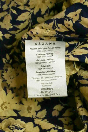 Jupe Sézane Bleu en Coton
