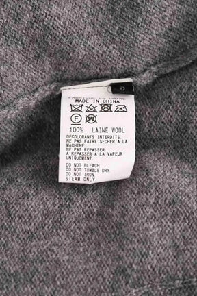 Cardigan Yohji Yamamoto Gris en Laine