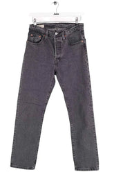 Jean droit Levi's 501 Gris en Coton, taille XS - Seconde Main