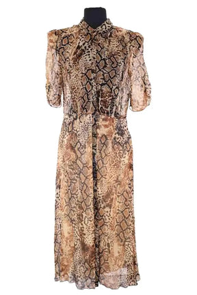 Robe Ba&Sh Marron en Viscose, taille S - Seconde Main