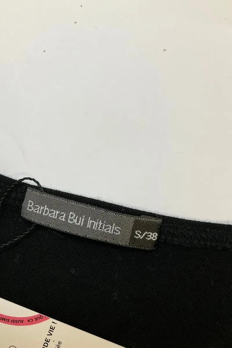 T-shirt Barbara Bui Noir en Coton