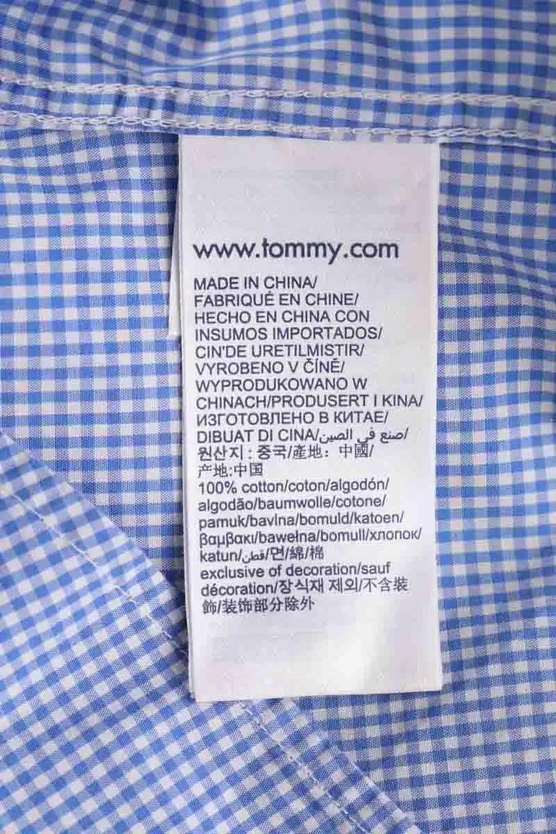 Chemise Tommy Hilfiger Bleu en Coton