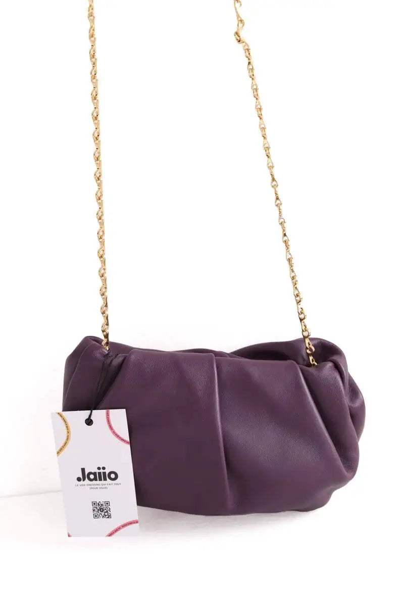 Mini sac Burberry Violet en Cuir