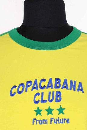 T-shirt From Future Jaune en Coton