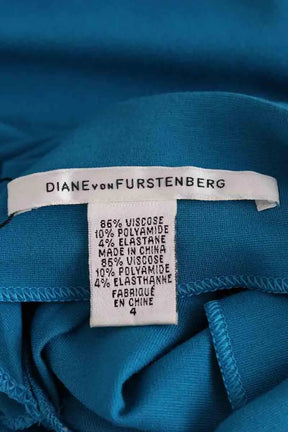 Robe Diane Von Furstenberg Bleu en Viscose
