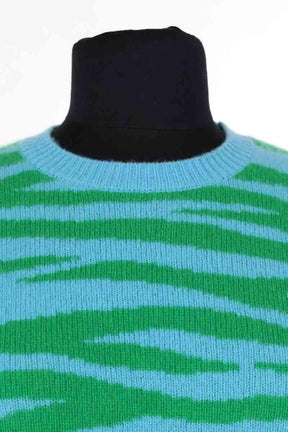 Pull From Future Bleu en Cachemire