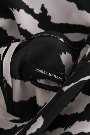 Blouse Isabel Marant Favallia Noir en Soie