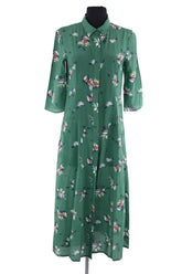 Robe Ba&Sh Vert en Soie, taille S - Seconde Main