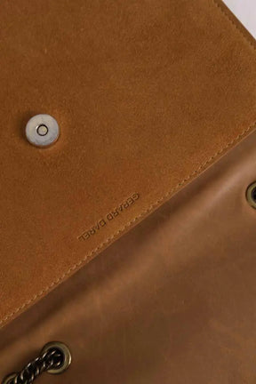 Sac à bandoulière Gerard Darel Camel en Cuir