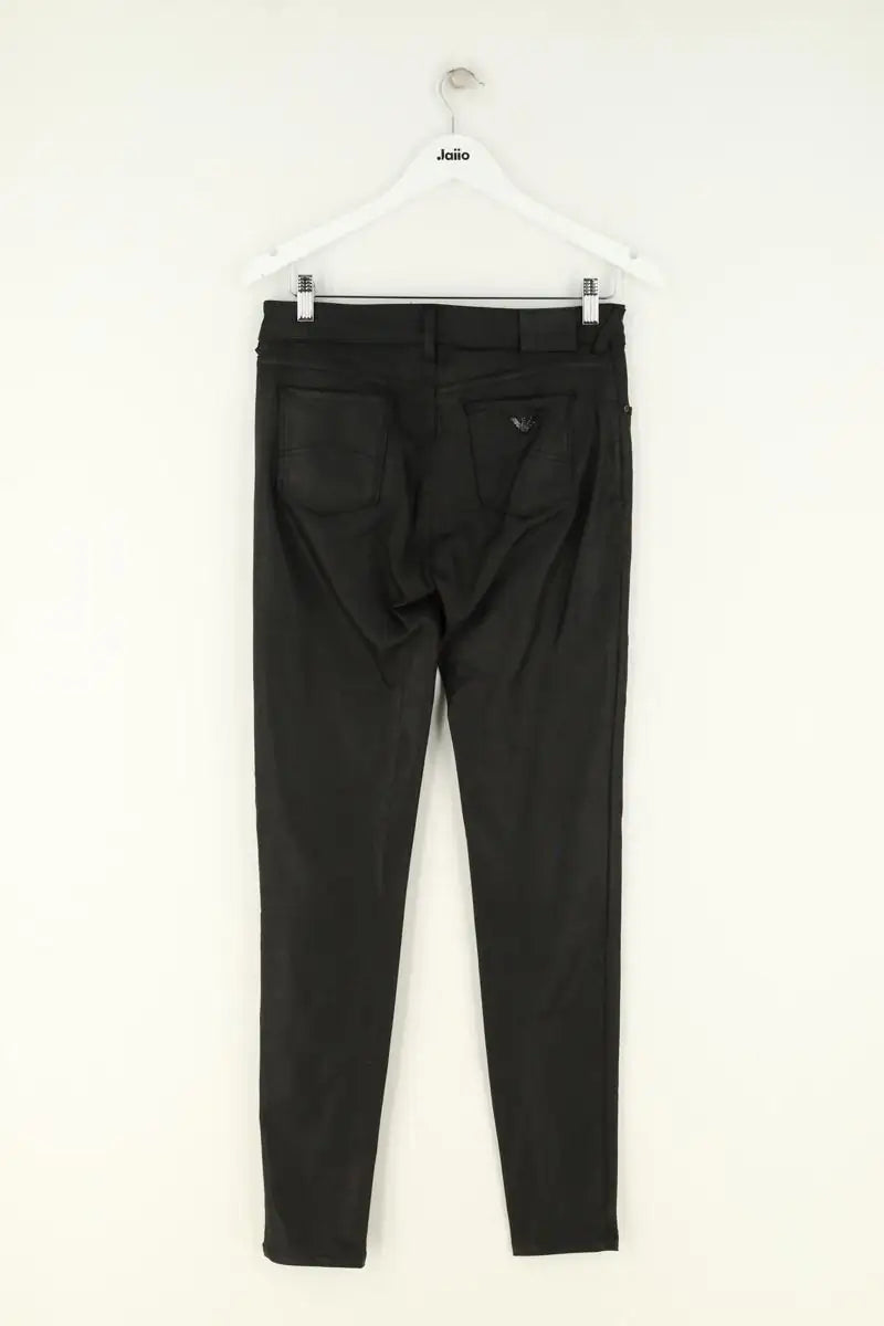 Pantalon slim Armani Jeans Noir en Synthétique