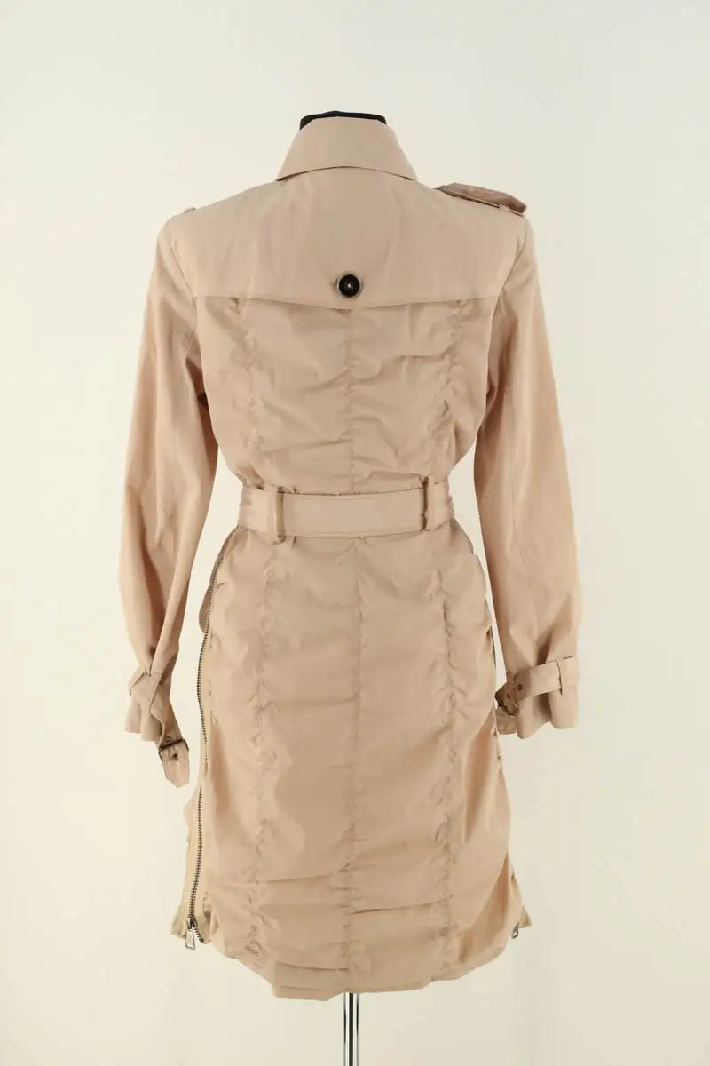 Trench-coat Burberry Beige en Synthétique