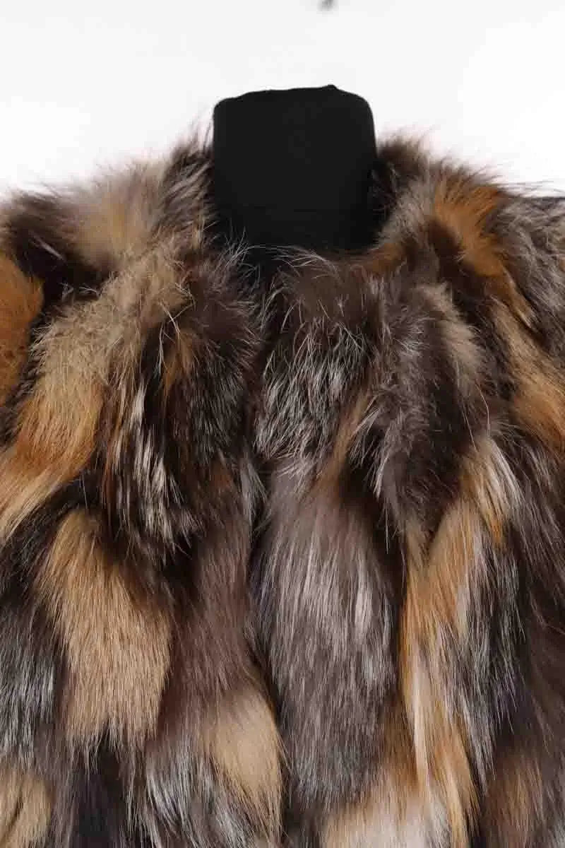 Manteau Michael Kors Marron en Fourrure