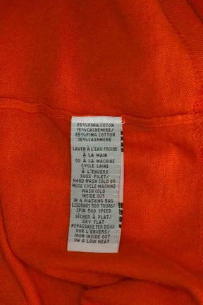 T-shirt Eric Bompard Orange en Coton