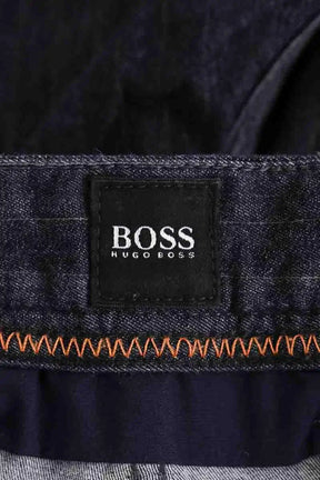 Jean droit Boss Marine en Coton
