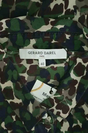 Chemise Gerard Darel Vert en Soie
